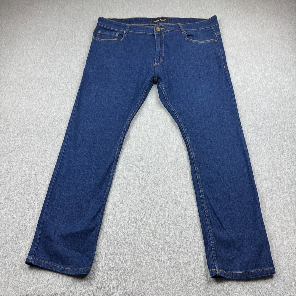 Public Record Jeans Mens 40x30 Blue Denim Stretch Slim Fit Pants Classic Preppy